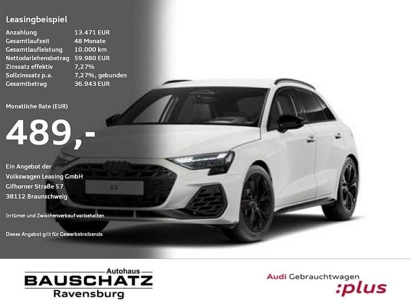 Arkonaweiss Gebraucht 2025 Audi S3 Sport Limousine | 59.980 € - Bild 1/4