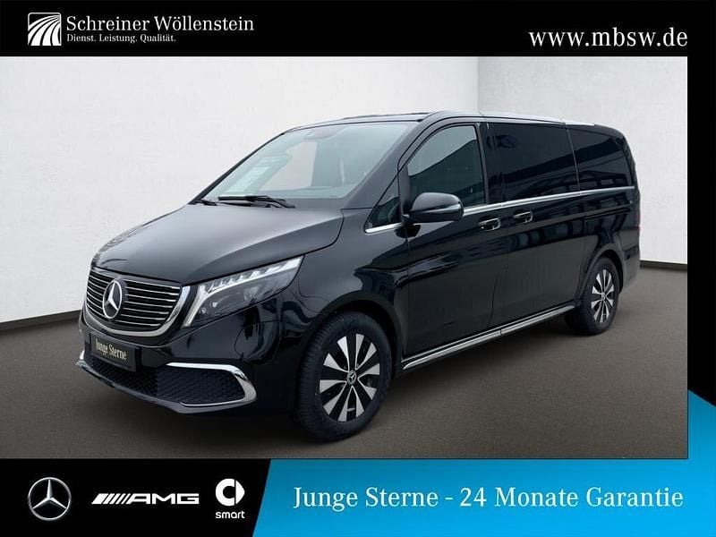 Obsidianschwarz Gebraucht 2023 Mercedes EQV300 Avantgarde Van / Kleinbus | 44.790 € (Superpreis) - Bild 1/4