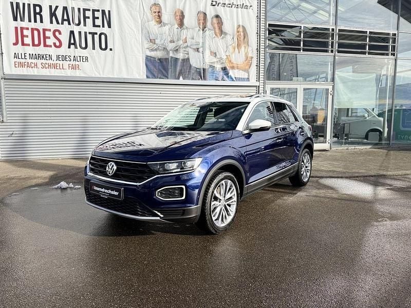 Gebraucht VW T-Roc IQ Drive 150 PS (110 kW) 2019 Blau SUV