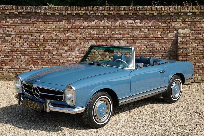 Blau Gebraucht 1968 Mercedes SL280 Cabrio | 129.500 € - Bild 1/4