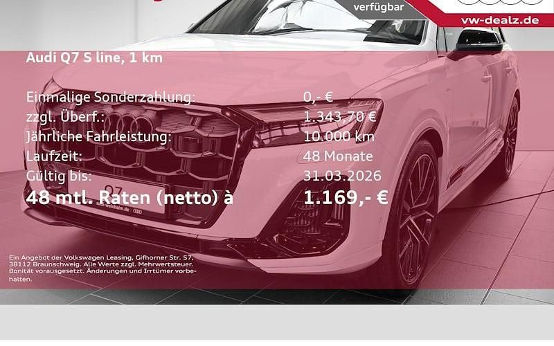 Neu Audi Q7 S-Line 490 PS (360 kW) 2025 Weiß SUV