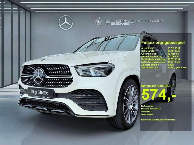 Diamantweiß bright Gebraucht 2022 Mercedes GLE350 AMG SUV | 49.649 € (Fairer Preis) - Bild 1/3