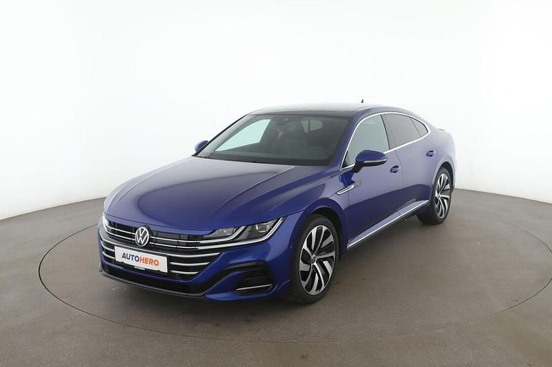 Blau Gebraucht 2021 VW Arteon R-line Limousine | 26.690 € (Fairer Preis) - Bild 1/3