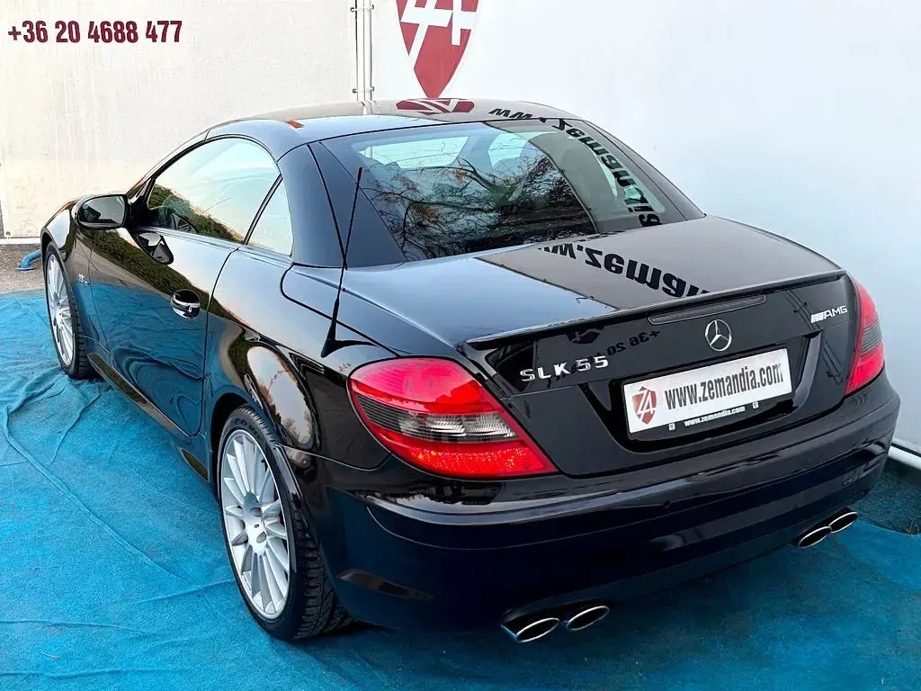Gebraucht Mercedes SLK55 AMG AMG 360 PS (264 kW) 2007 Schwarz Cabrio