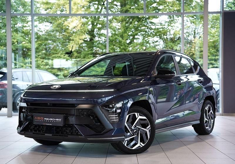 Blau Gebraucht 2024 Hyundai Kona N Line SUV | 29.900 € (Fairer Preis) - Bild 1/4