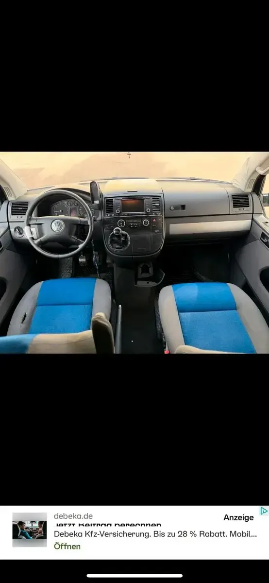 Gebraucht VW Multivan 174 PS (127 kW) 2004 Schwarz Van / Kleinbus