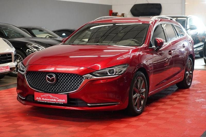 Rot Gebraucht 2019 Mazda 6 Sports-Line Kombi | 19.950 € (Guter Preis) - Bild 1/4