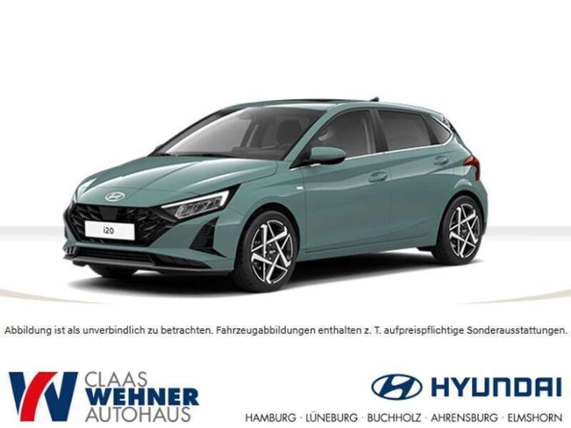 Grün Neu 2025 Hyundai i20 Trend Limousine | 19.770 € (Superpreis) - Bild 1/3