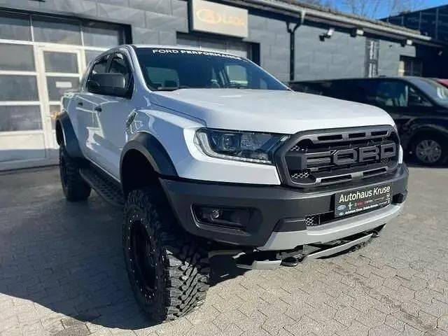 Frost weiß Gebraucht 2021 Ford Ranger Raptor Abholung | 53.750 € - Bild 1/4