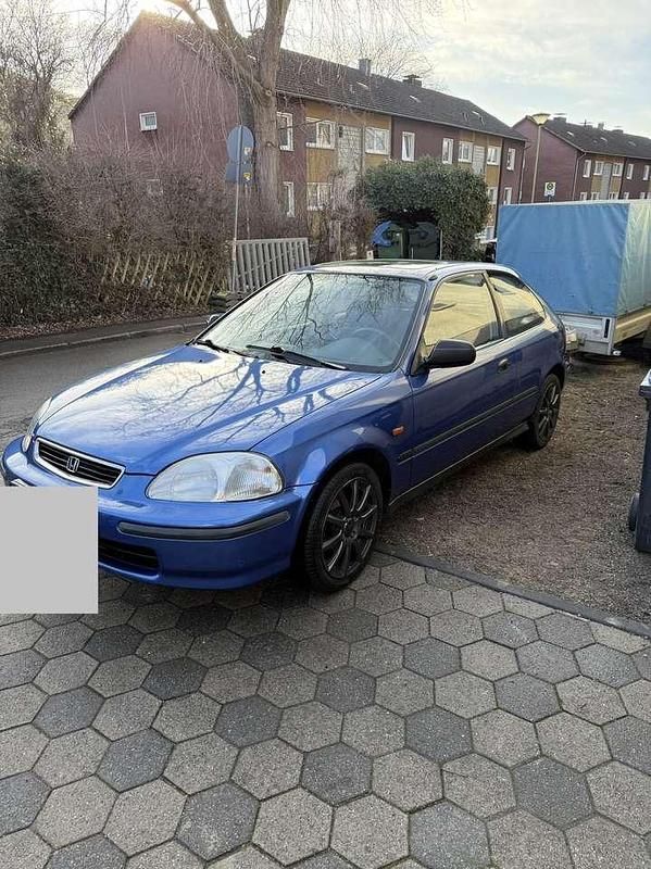 Gebraucht Honda Civic LS 75 PS (55 kW) 1997 Blau Coupé