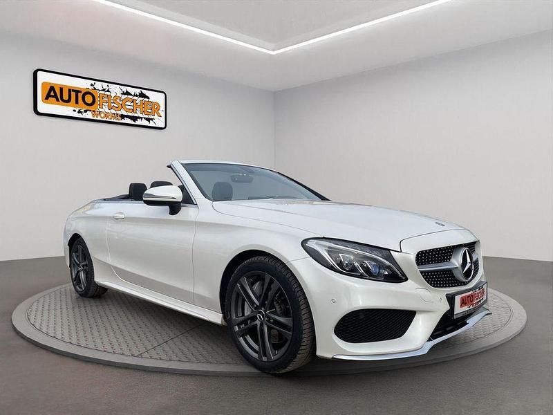 Gebraucht Mercedes C250 AMG line 211 PS (155 kW) 2017 Diamantweiss Cabrio
