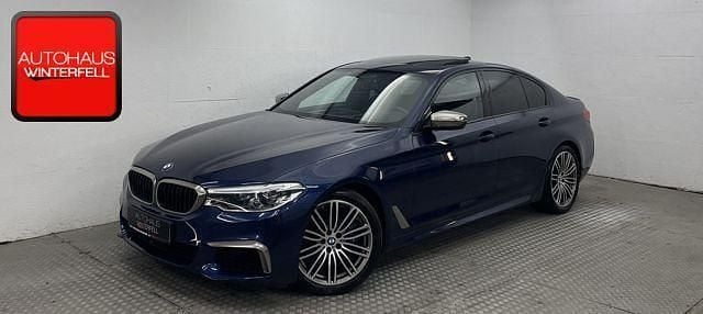 Mediterranblau Gebraucht 2020 BMW M550 Shadowline Limousine | 45.860 € (Superpreis) - Bild 1/4