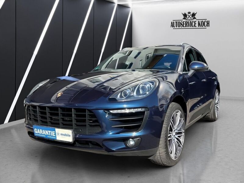 Dunkelblaumetallic Gebraucht 2015 Porsche Macan S SUV | 35.900 € (Fairer Preis) - Bild 1/4