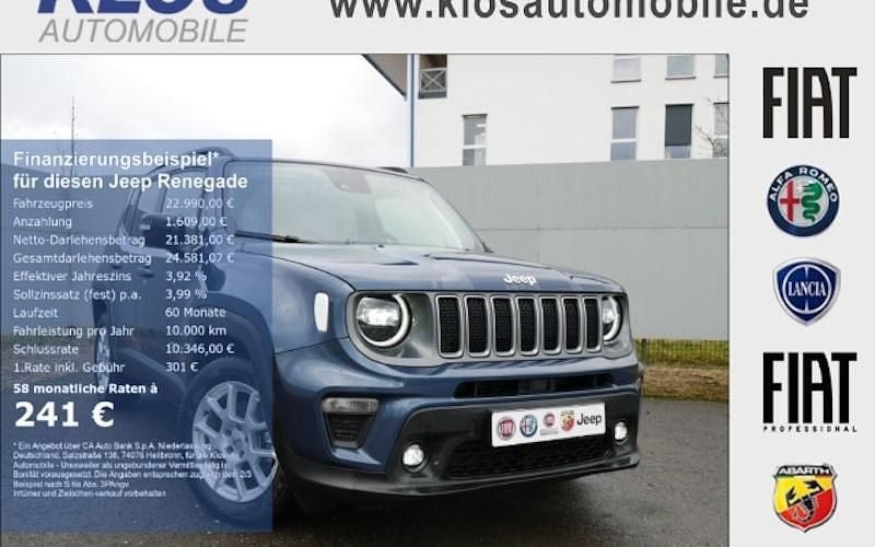 Blau Gebraucht 2023 Jeep Renegade Limited SUV | 22.990 € (Superpreis) - Bild 1/4