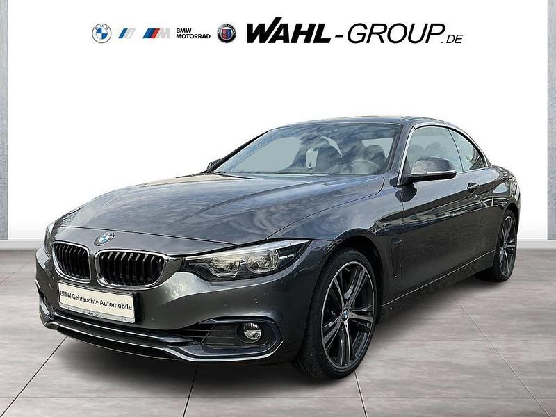Grau Gebraucht 2018 BMW 440 Sport Line Cabrio | 33.690 € (Fairer Preis) - Bild 1/4