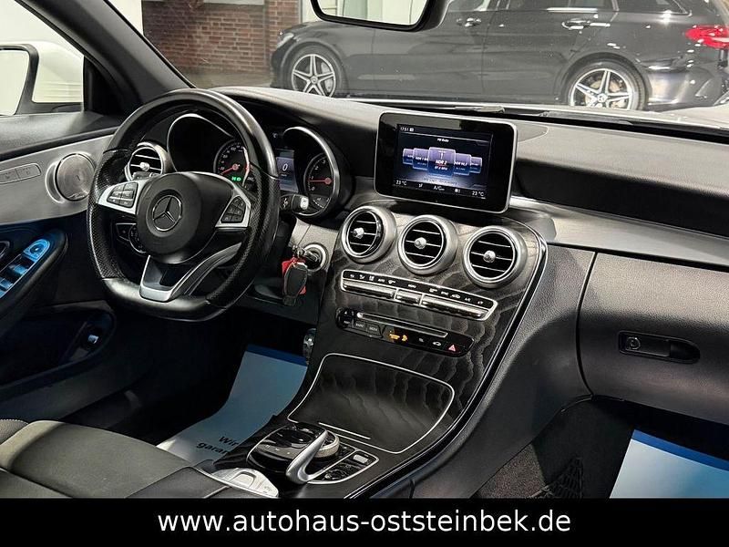Gebraucht Mercedes C180 AMG line 156 PS (114 kW) 2017 Weiß Cabrio