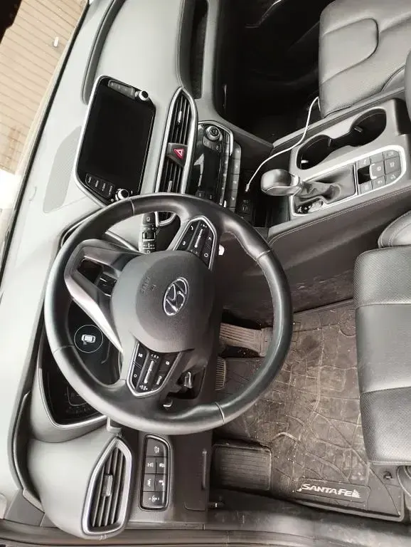 Gebraucht Hyundai Santa Fe Premium 200 PS (147 kW) 2019 Schwarz SUV