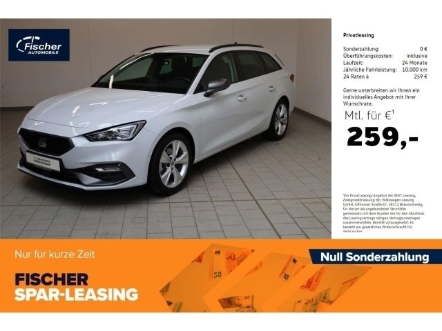 Nevada weiß metallic Gebraucht 2024 Seat Leon FR Kombi | 27.480 € (Fairer Preis) - Bild 1/4
