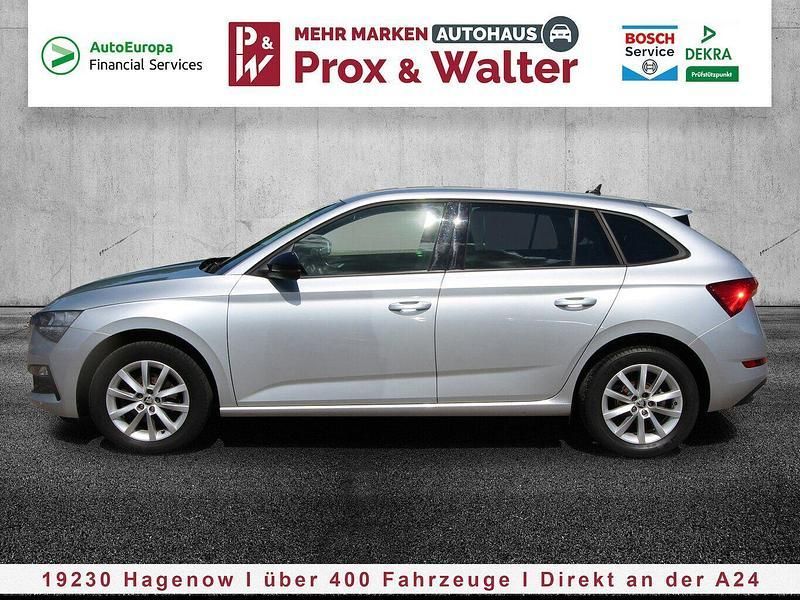 Gebraucht Skoda Scala Ambition 116 PS (85 kW) 2019 Brillantsilber metallic Kleinwagen