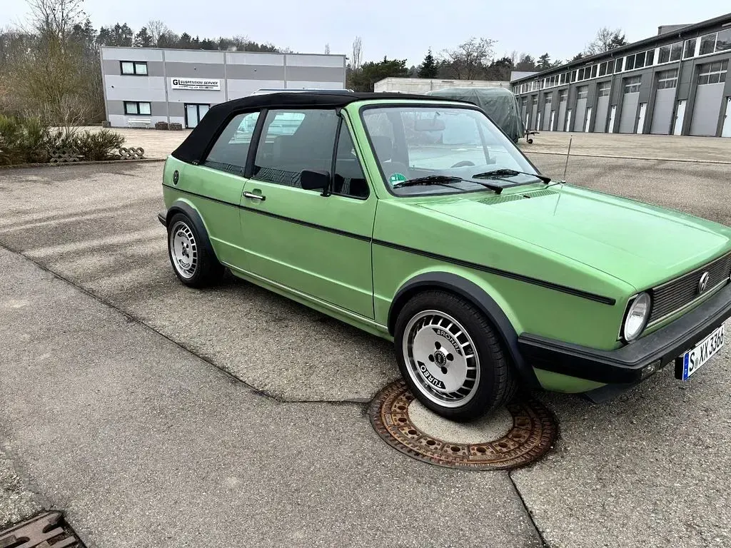 Gebraucht VW Golf Cabriolet 75 PS (55 kW) 1989 Grün Cabrio