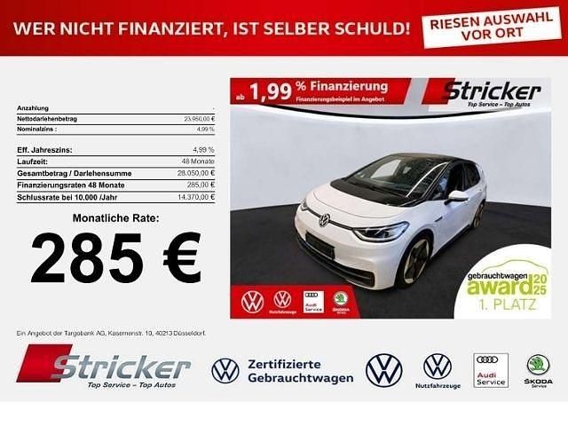 Gebraucht VW ID.3 Pro 150 kW (204 PS) 2022 Weiß Kleinwagen
