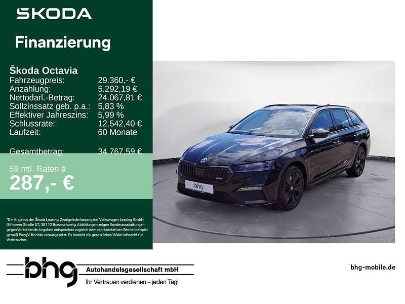 Blackmagic perleffekt Gebraucht 2023 Skoda Octavia RS Kombi | 29.360 € (Guter Preis) - Bild 1/4