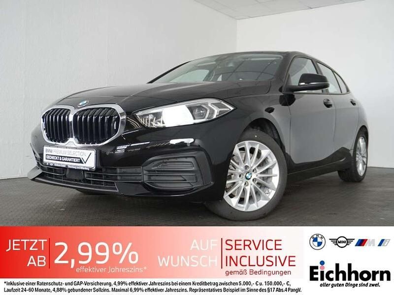 Schwarz uni Gebraucht 2024 BMW 118 Advantage Kleinwagen | 22.950 € (Guter Preis) - Bild 1/4