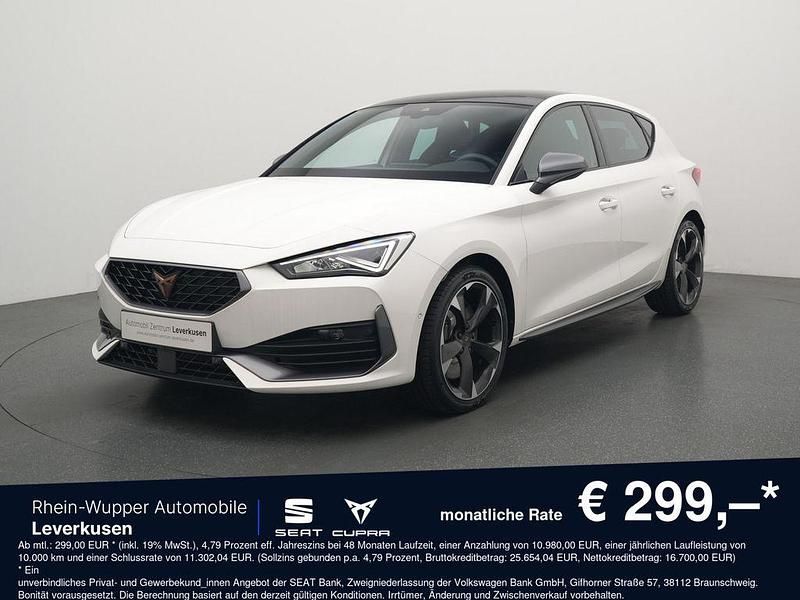 Candy weiss Gebraucht 2022 Cupra Leon VZ Limousine | 27.680 € (Superpreis) - Bild 1/4