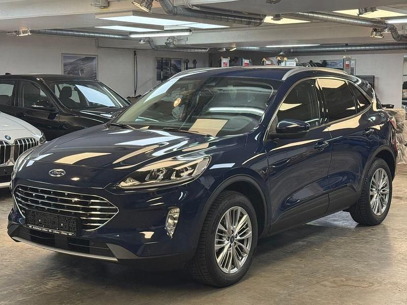 Blau Gebraucht 2022 Ford Kuga Titanium SUV | 21.999 € (Superpreis) - Bild 1/4