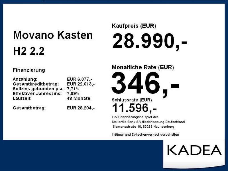 Gebraucht Opel Movano 96 PS (70 kW) 2024 Weiss Van