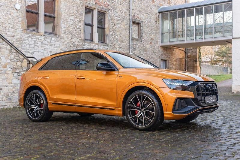 Gebraucht Audi Q8 S-Line 340 PS (250 kW) 2020 Orange SUV