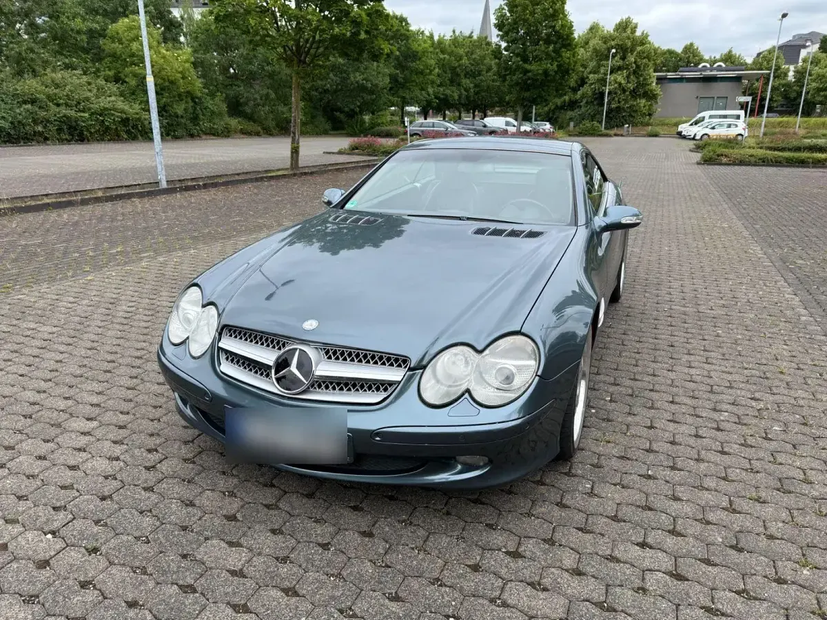 Gebraucht Mercedes SL500 306 PS (225 kW) 2002 Blau Cabrio