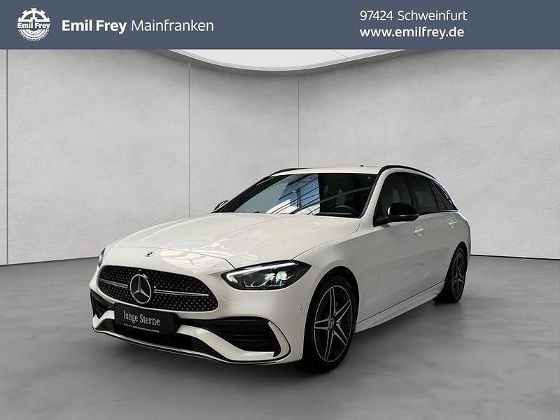 Polarweiß Gebraucht 2024 Mercedes C200 Advanced Kombi | 37.500 € (Fairer Preis) - Bild 1/4