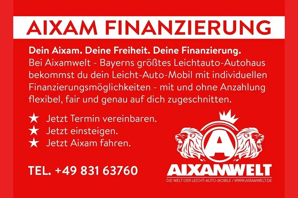 Neu Aixam AMBITION Sport 2026 Rot Kleinwagen