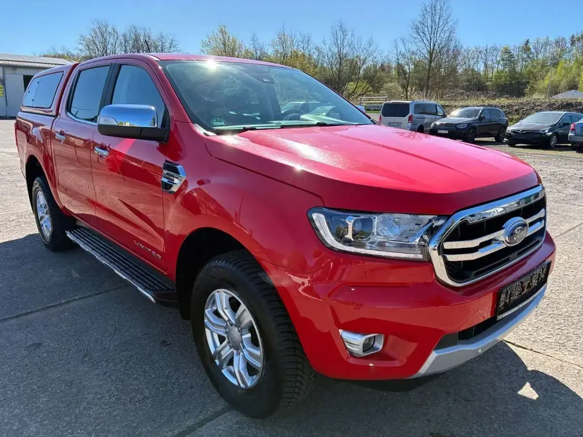 Gebraucht Ford Ranger Limited 212 PS (155 kW) 2021 Race red Pickup
