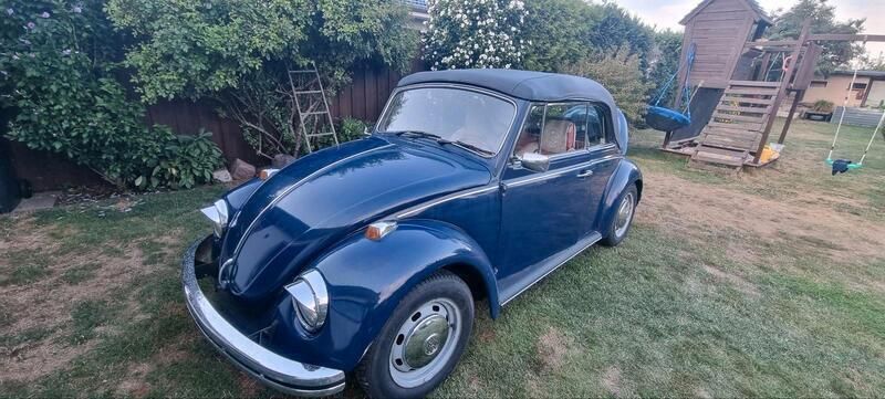 Blau Gebraucht 1970 VW Käfer Cabrio | 8.200 € - Bild 1/4