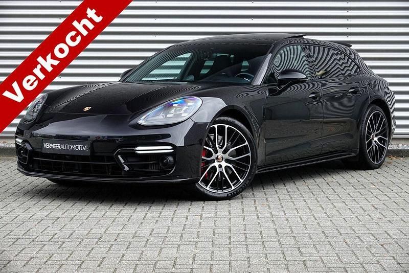 Schwarz Gebraucht 2021 Porsche Panamera S E-Hybrid Sport Turismo Limousine | 73.920 € (Etwas zu teuer) - Bild 1/4