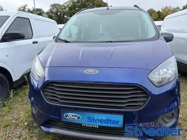 Gebraucht Ford Tourneo Courier Sport 101 PS (74 kW) 2018 Blau Van / Kleinbus