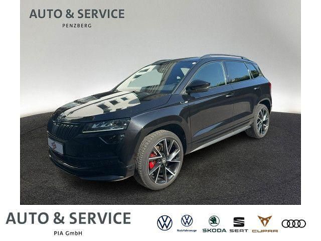 Schwarz Gebraucht 2021 Skoda Karoq SportLine SUV | 28.990 € (Fairer Preis) - Bild 1/4