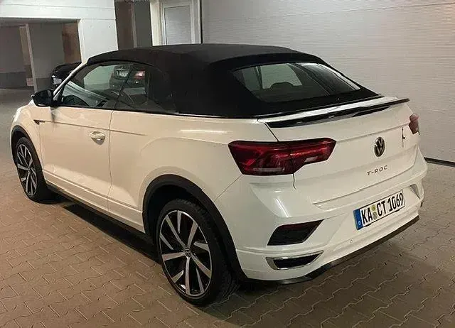 Gebraucht VW T-Roc Cabriolet 150 PS (110 kW) 2021 Weiß Cabrio
