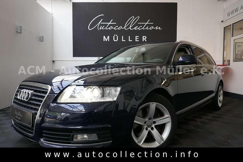 Nachtblau perleffekt Gebraucht 2010 Audi A6 Sport Kombi | 4.997 € (Superpreis) - Bild 1/4