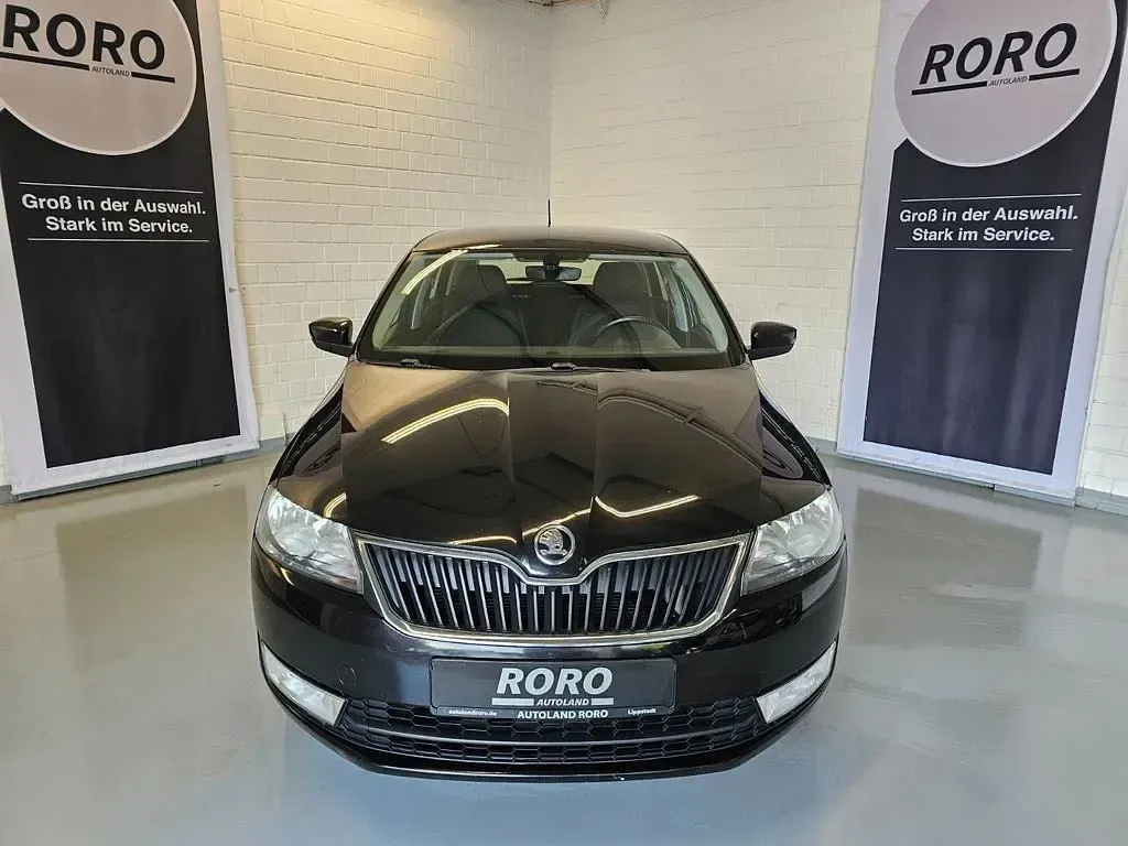 Gebraucht Skoda Rapid Ambition 90 PS (66 kW) 2015 Schwarz Kleinwagen