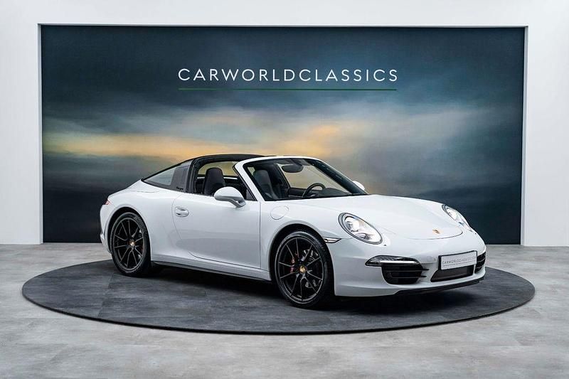 Weiß Gebraucht 2015 Porsche 911 Targa 4 Chrono Cabrio | 104.991 € - Bild 1/4