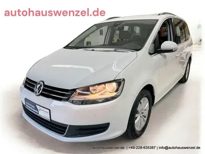 Gebraucht VW Sharan Highline 150 PS (110 kW) 2019 Atlantik blue metallic Van / Kleinbus