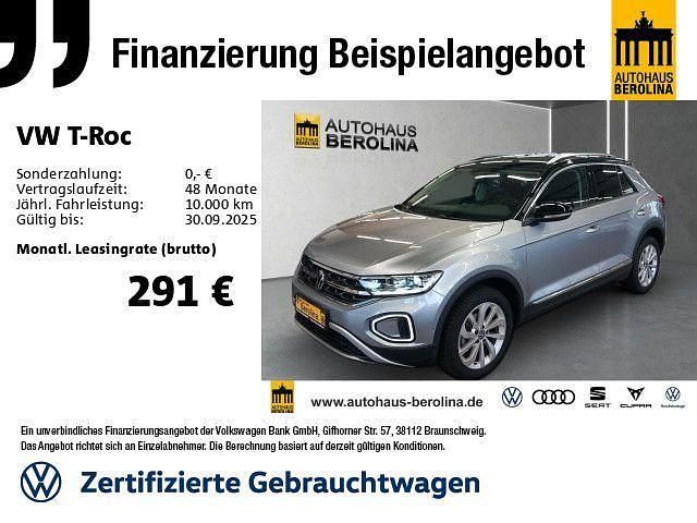 Silber Gebraucht 2024 VW T-Roc Style SUV | 28.444 € (Guter Preis) - Bild 1/4