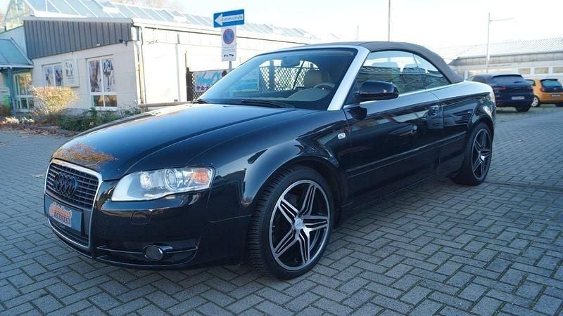 Phantomschwarz perleffekt Gebraucht 2007 Audi A4 Cabriolet Cabrio | 7.300 € (Guter Preis) - Bild 1/4