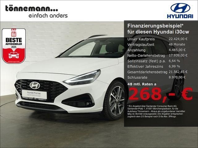 Serenity white Gebraucht 2024 Hyundai i30 Advantage Kombi | 22.424 € (Guter Preis) - Bild 1/4