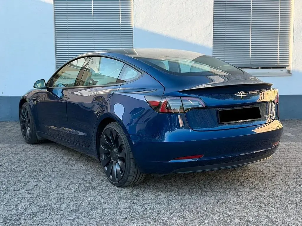 Usado Tesla Model 3 Performance 377 kW (513 CV) 2022 Azul Berlina