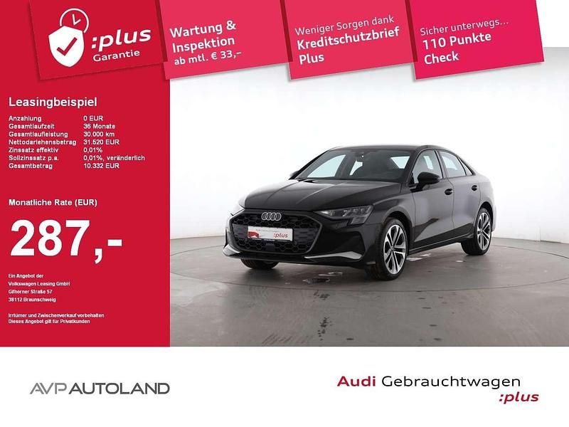Schwarz Gebraucht 2024 Audi A3 Advanced Plus Limousine | 31.520 € (Fairer Preis) - Bild 1/3