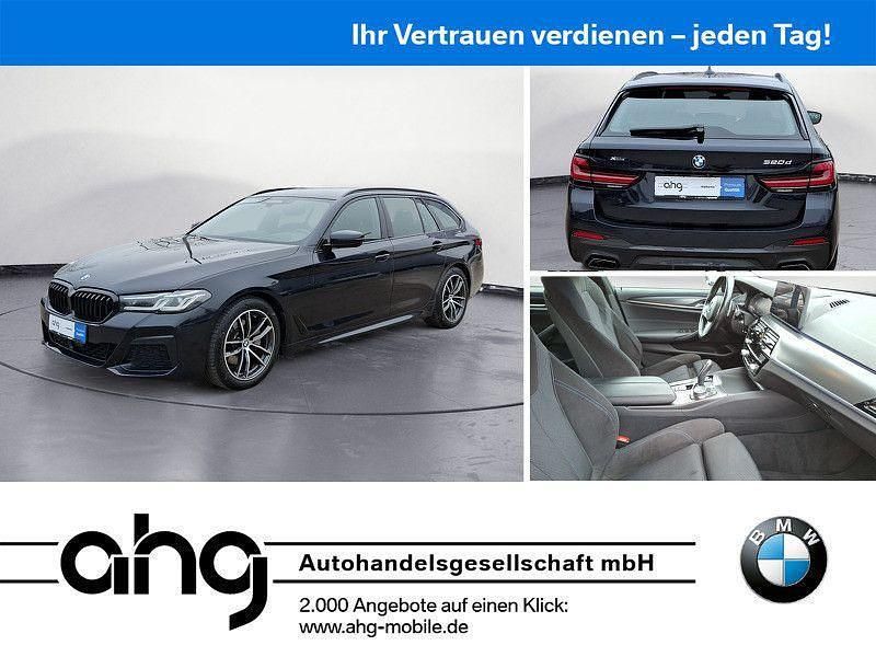 Schwarz Gebraucht 2022 BMW 520 M Sport Kombi | 38.860 € (Etwas zu teuer) - Bild 1/4